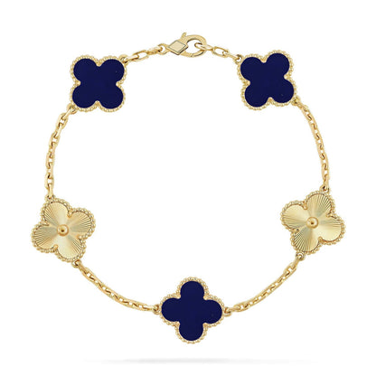 [Royal Top]CLOVER 5 MOTIF LAPIS LAZULI BRACELET COLLECTION