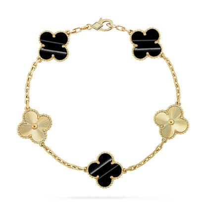 [Royal Top] CLOVER 5 MOTIF PULSAR STONE BRACELET COLLECTION