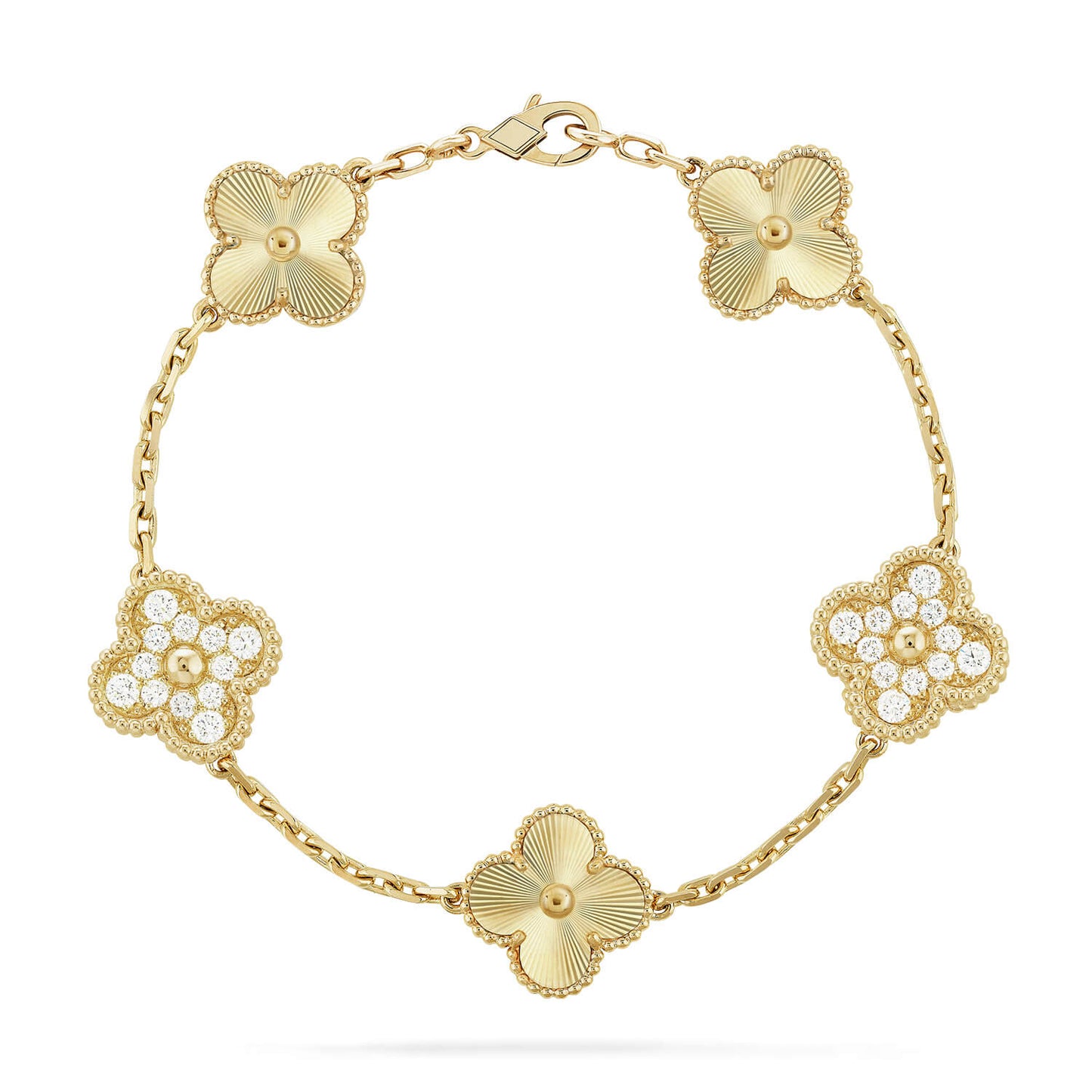 [Royal Top] CLOVER 5 MOTIF LASER BRACELET COLLECTION