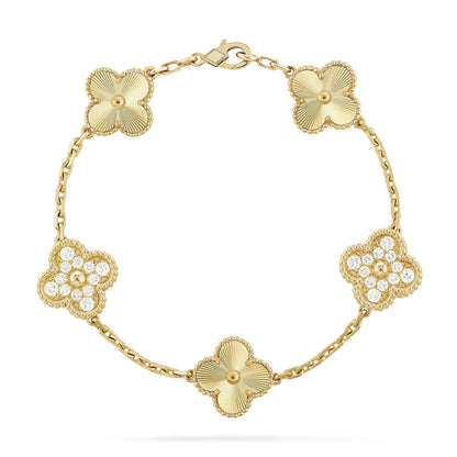 [Royal Top] CLOVER 5 MOTIF LASER BRACELET COLLECTION