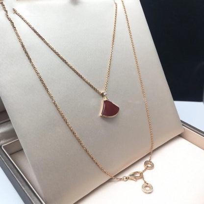 [Royal Top]DREAM NECKLACE CARNELIAN 1 DIAMOND