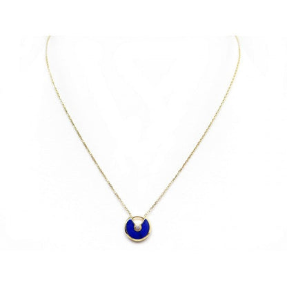 [Royal Top]AMULETTE ROSE GOLD AGATE NECKLACE