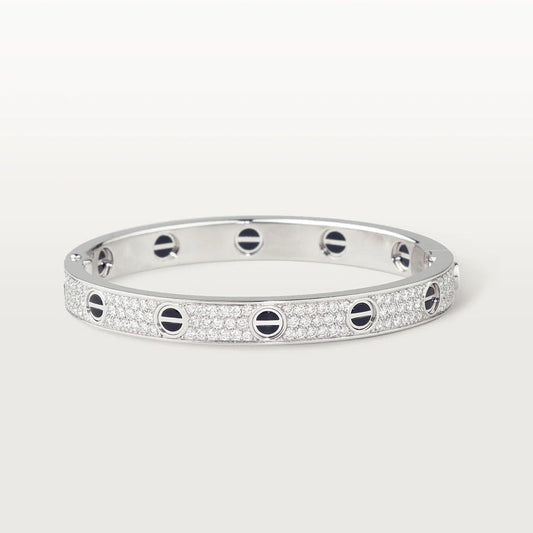 [Royal Top]LOVE BRACELET 6.1MM DIAMOND-PAVED CERAMIC