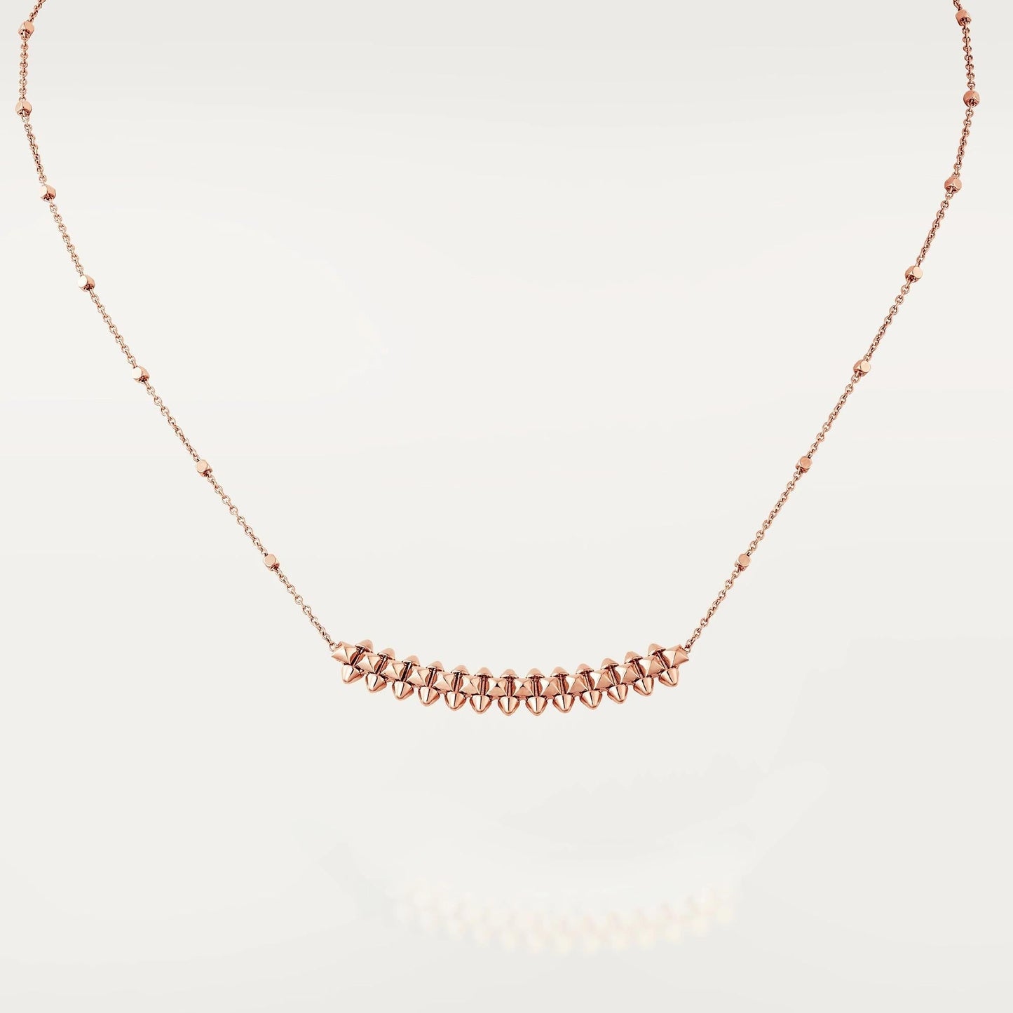 [Royal Top]CLASH PINK GOLD NECKLACE