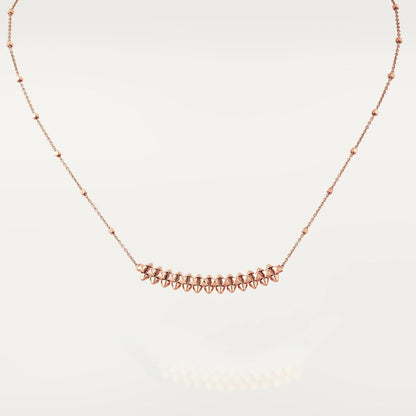 [Royal Top]CLASH PINK GOLD NECKLACE