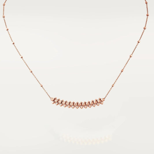 [Royal Top]CLASH PINK GOLD NECKLACE