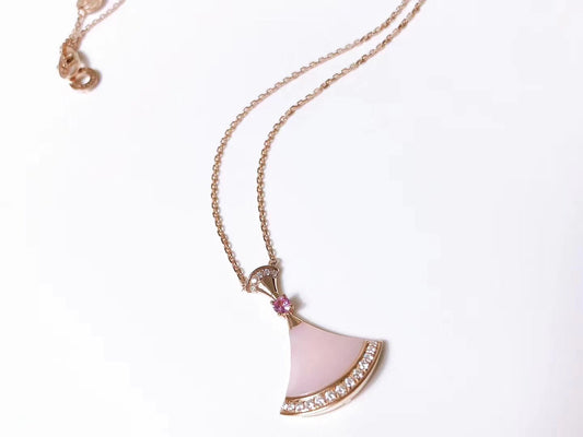 [Royal Top]DREAM NECKLACE PINK MOP DIAMOND