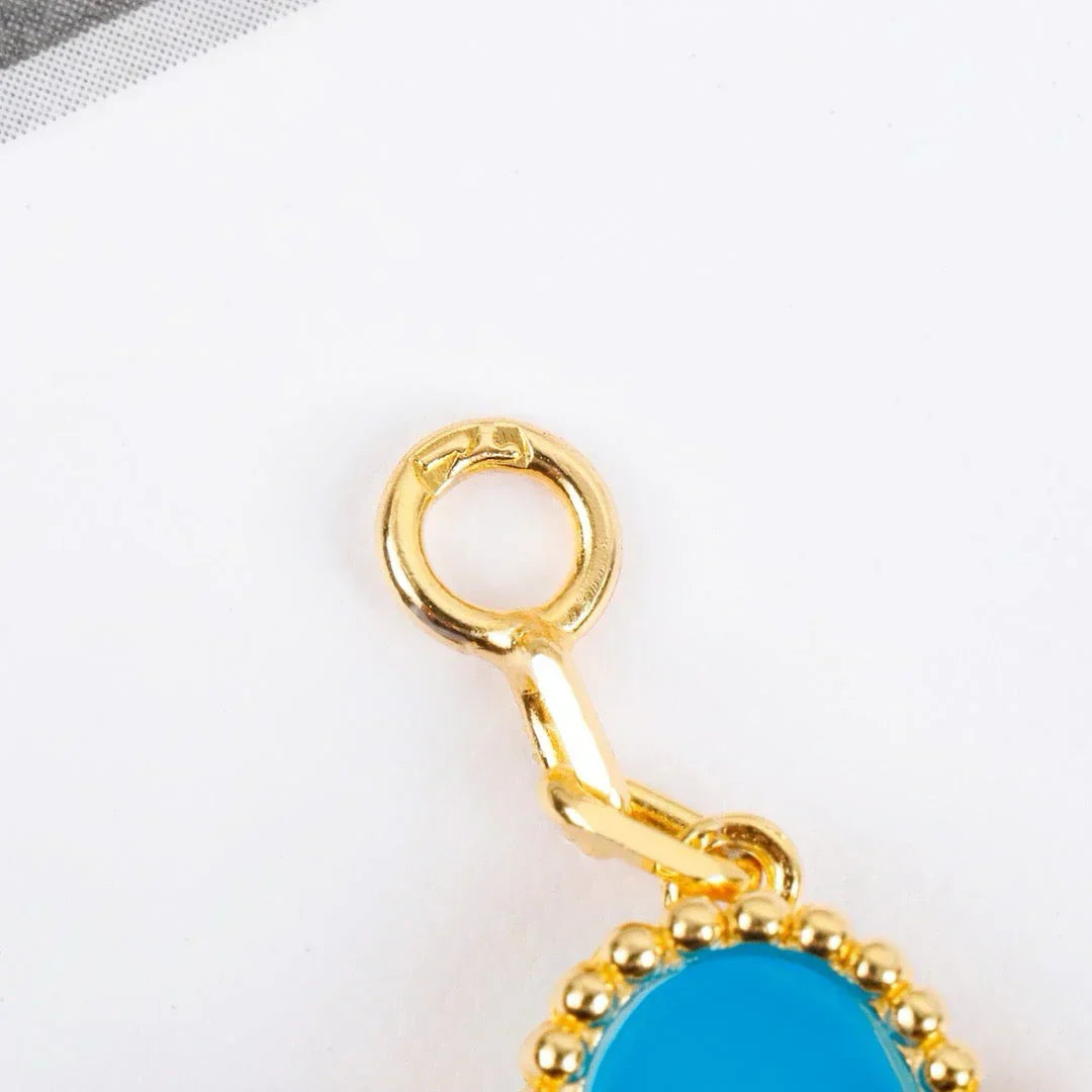 [Royal Top] CLOVER 5 MOTIF TURQUOISE BRACELET COLLECTION