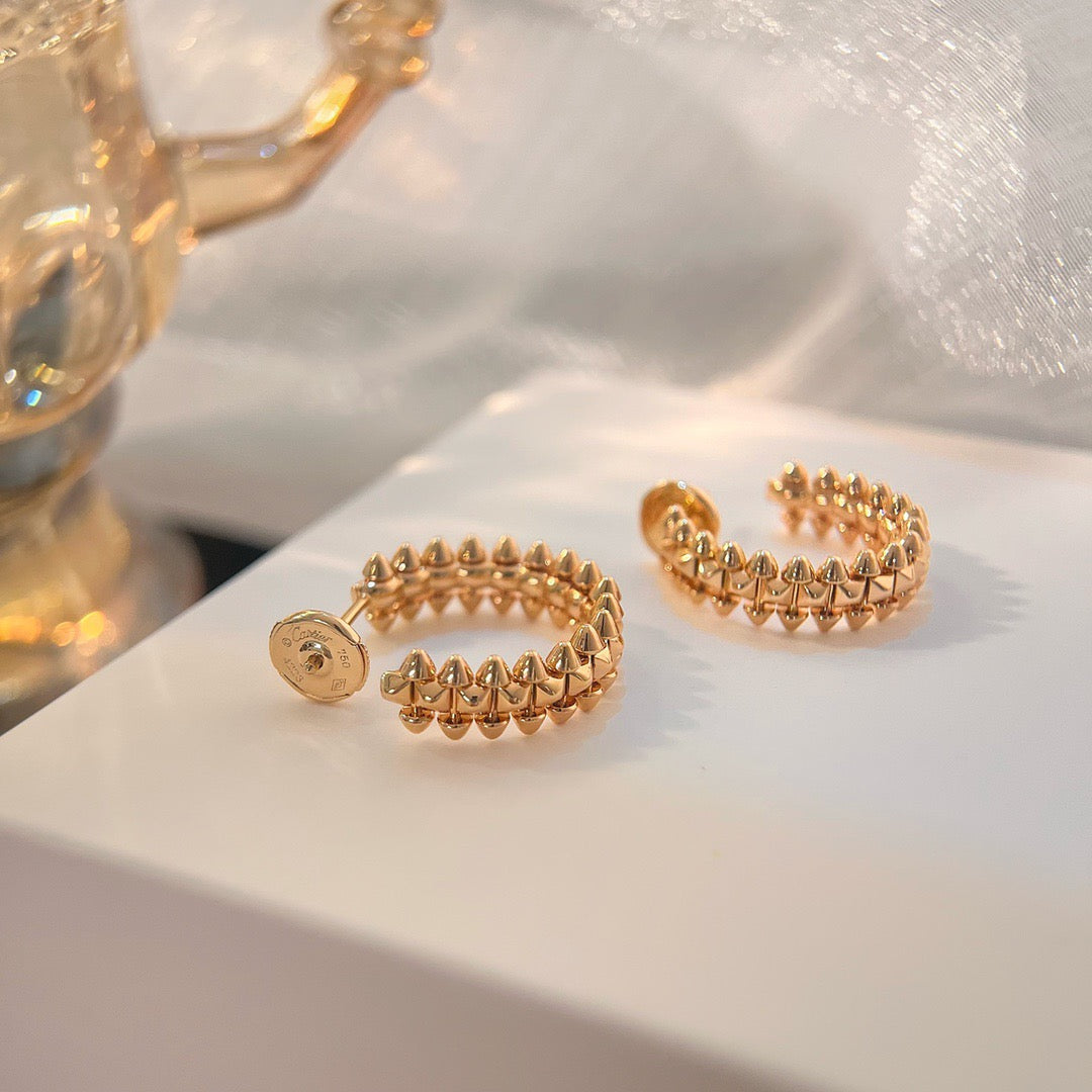 [Royal Top]CLASH SMALL HOOP EARRINGS