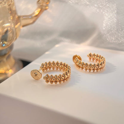 [Royal Top]CLASH SMALL HOOP EARRINGS