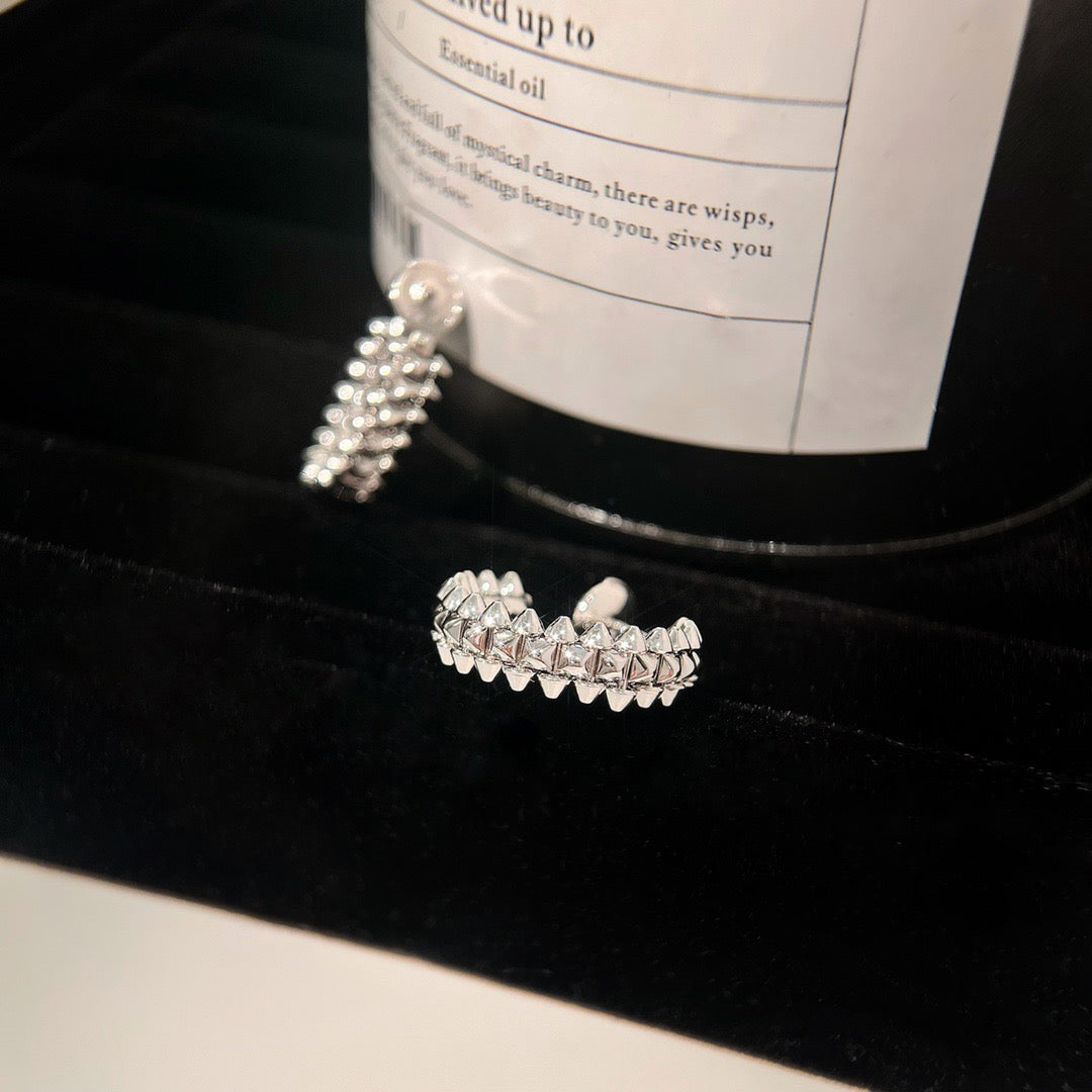 [Royal Top]CLASH SMALL HOOP EARRINGS