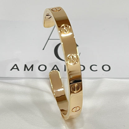 [Royal Top]LOVE BRACELET 6.1MM OPEN CUFF