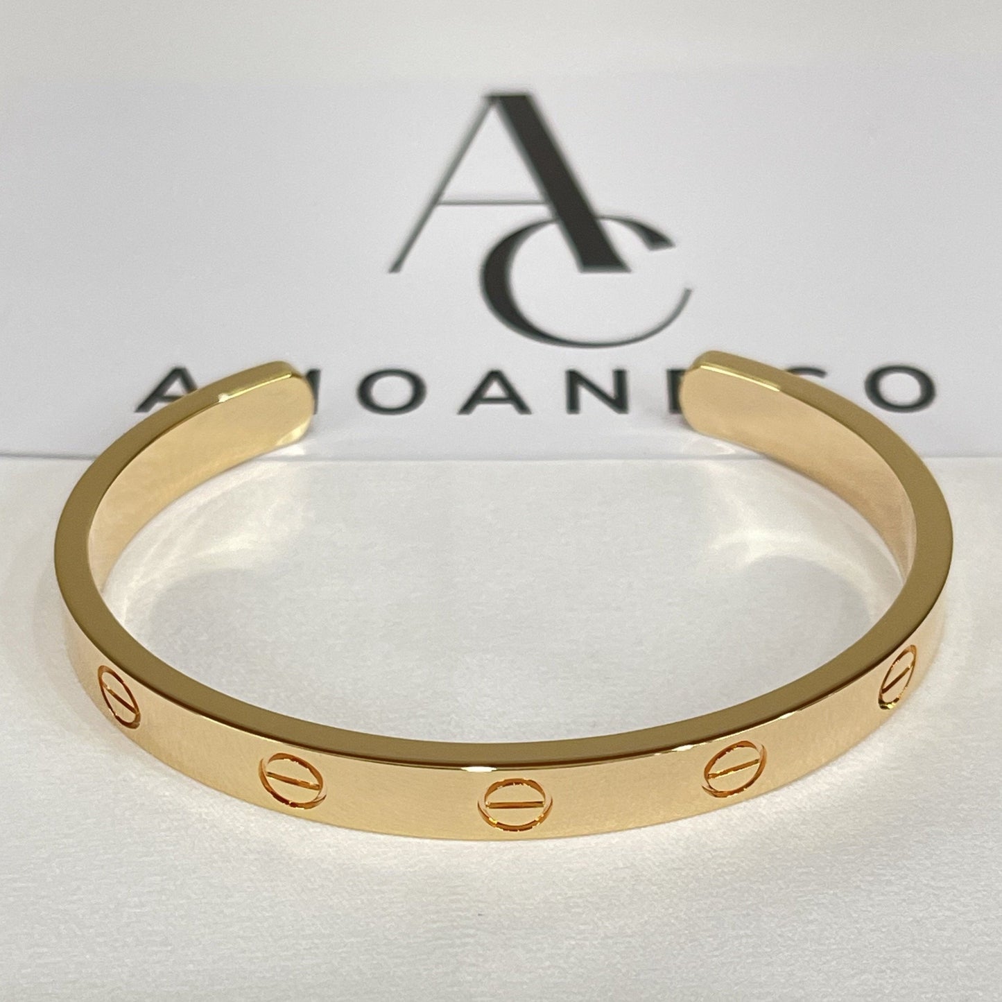 [Royal Top]LOVE BRACELET 6.1MM OPEN CUFF