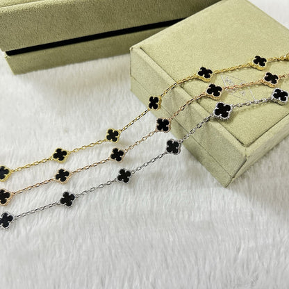 [Royal Top]CLOVER 6 MOTIF  ONYXS BRACELET