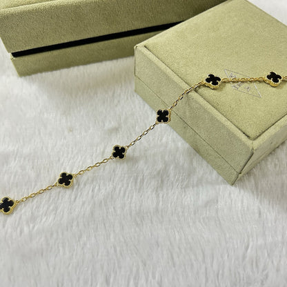 [Royal Top]CLOVER 6 MOTIF  ONYXS BRACELET