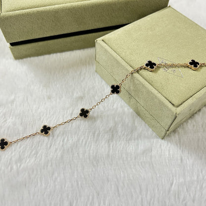 [Royal Top]CLOVER 6 MOTIF  ONYXS BRACELET
