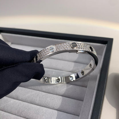 [Royal Top]LOVE BRACELET 6.1MM DIAMOND-PAVED CERAMIC