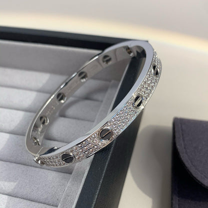 [Royal Top]LOVE BRACELET 6.1MM DIAMOND-PAVED CERAMIC