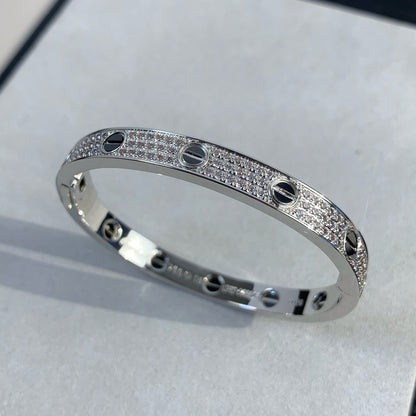 [Royal Top]LOVE BRACELET 6.1MM DIAMOND-PAVED CERAMIC