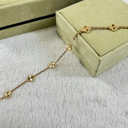 [Royal Top]CLOVER 6 MOTIF DIAMOND BRACELET