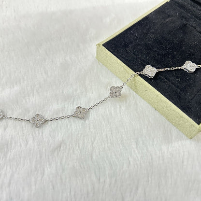 [Royal Top]CLOVER 6 MOTIF DIAMOND BRACELET