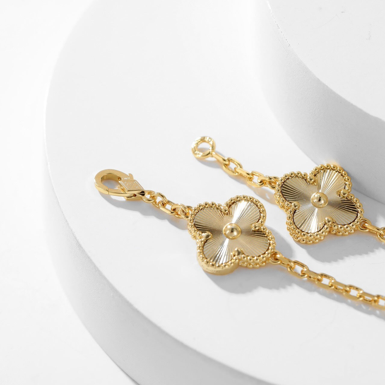 [Royal Top]CLOVER 10 MOTIFS LASER NECKLACE