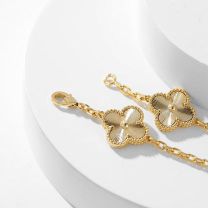 [Royal Top]CLOVER 10 MOTIFS LASER NECKLACE