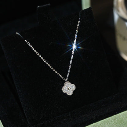 [Royal Top]CLOVER MINI 9.5MM PENDANT DIAMOND NECKLACE