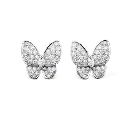 [Royal Top]BUTTERFLY ALL DIAMOND EARRINGS