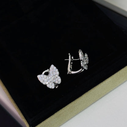 [Royal Top]BUTTERFLY ALL DIAMOND EARRINGS