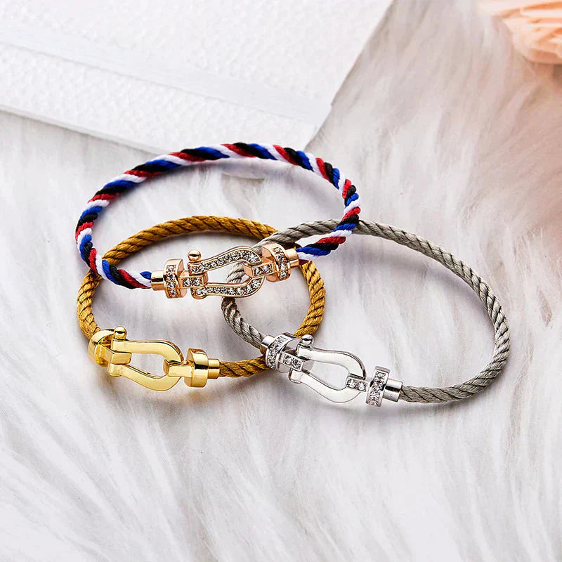 [Royal Top]FORCE LARGE HORSESHOE NO DIAMOND BRACELET GOLD