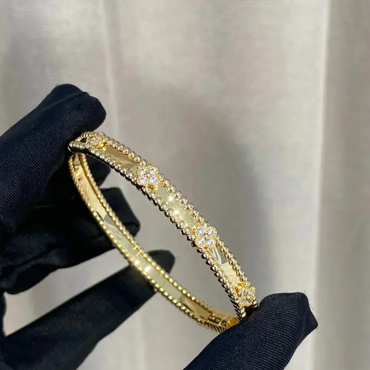 [Royal Top]CLOVER BRACELET 4MM DIAMONDS