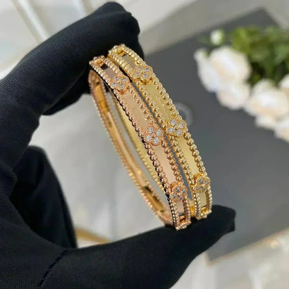 [Royal Top]CLOVER BRACELET 4MM DIAMONDS
