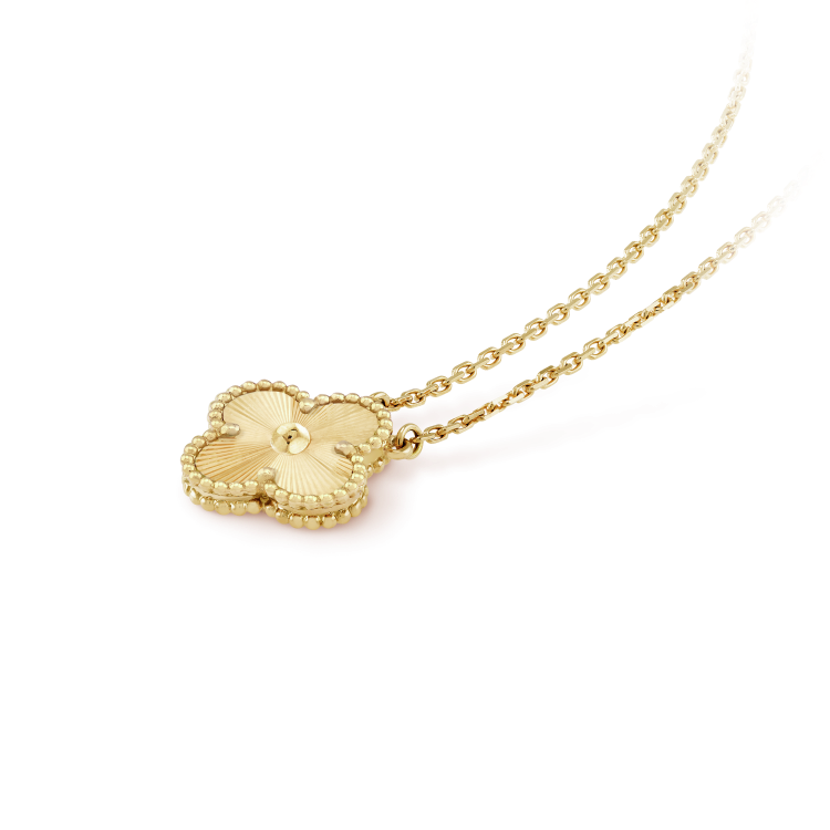 [Royal Top]CLOVER 15MM LASER NECKLACE