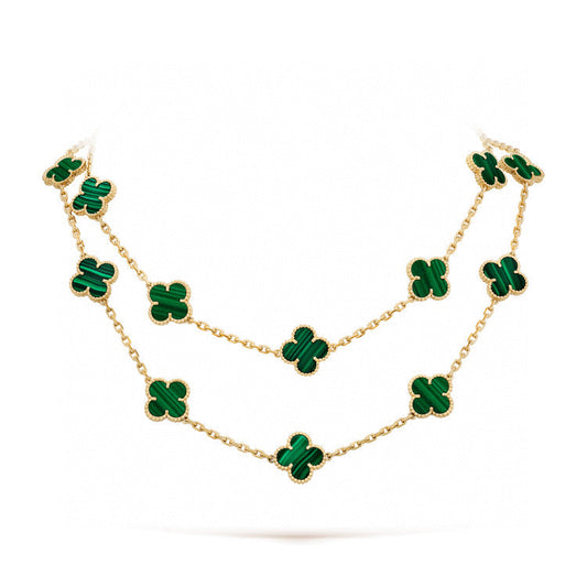 [Royal Top]CLOVER 20 MOTIFS MALACHITE GOLD