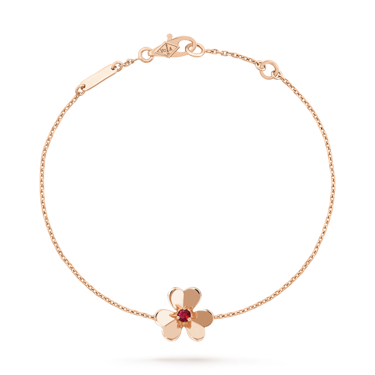 [Royal Top]FRIVOLE GOLD FLOWER PINK MALACHITE BRACELET