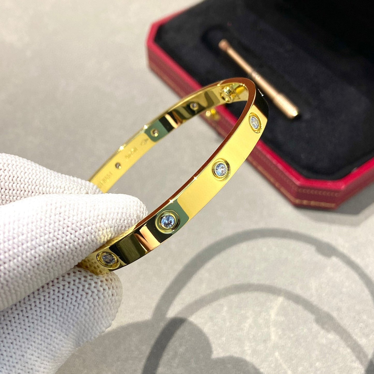 [Royal Top]LOVE BRACELET 6.1MM 10 DIAMONDS