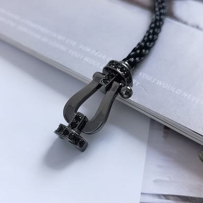 [Royal Top]FORCE LARGE SERIES HORSESHOE BLACK SAMURAI BRACELET