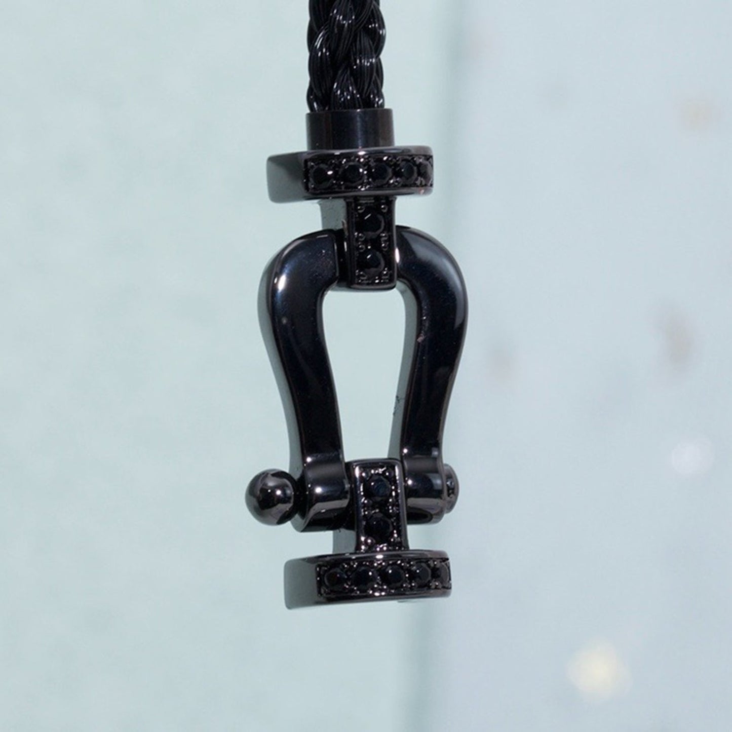 [Royal Top]FORCE LARGE SERIES HORSESHOE BLACK SAMURAI BRACELET