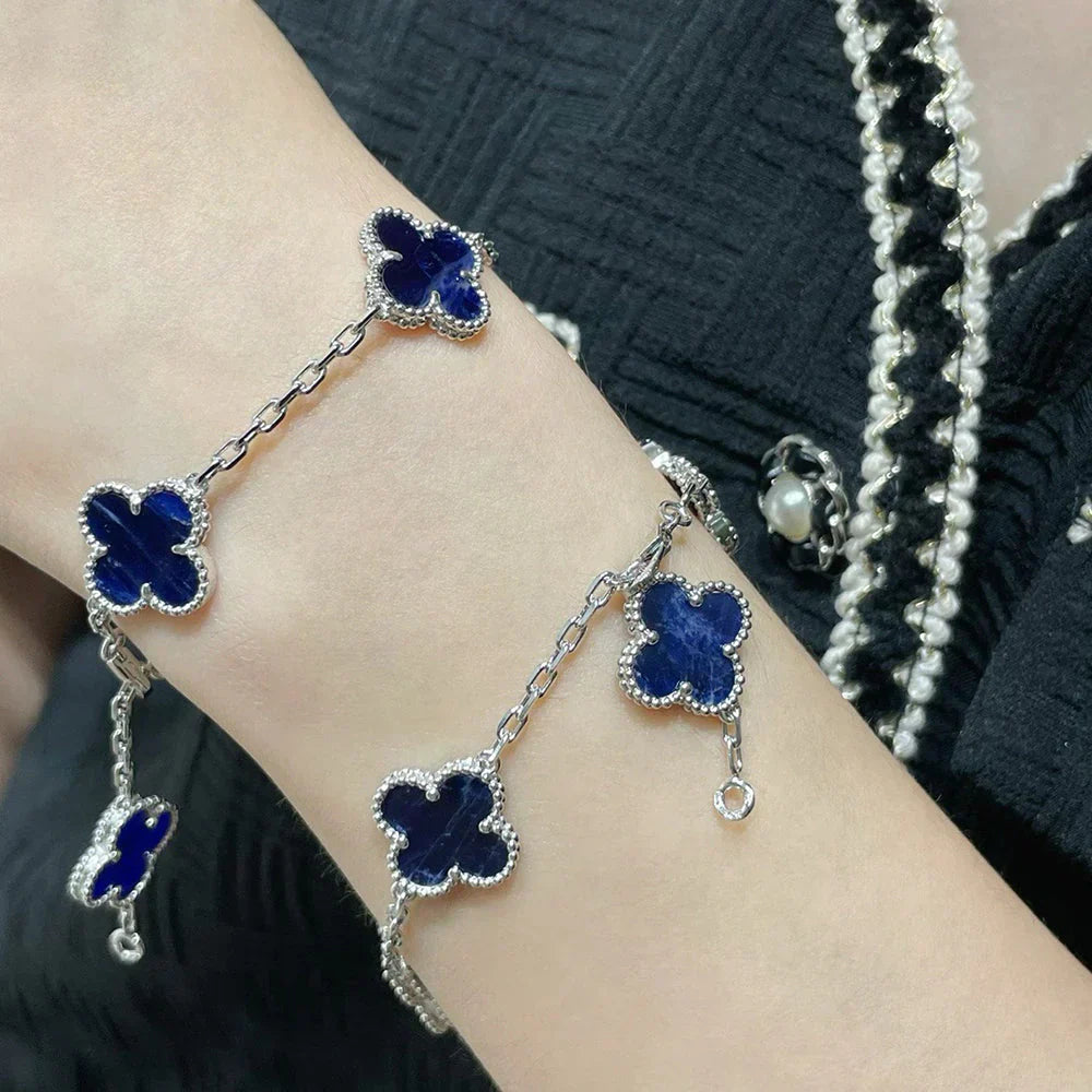 [Royal Top]CLOVER 5 MOTIF PIETERSITE BRACELET COLLECTION
