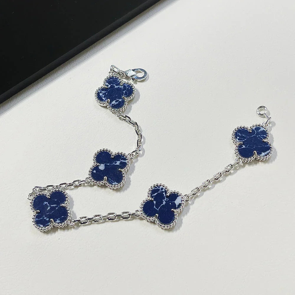 [Royal Top]CLOVER 5 MOTIF PIETERSITE BRACELET COLLECTION
