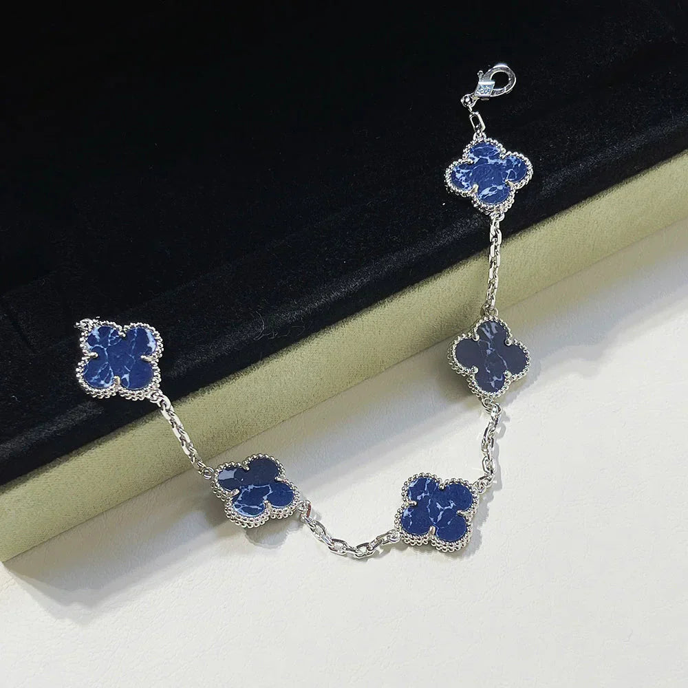 [Royal Top]CLOVER 5 MOTIF PIETERSITE BRACELET COLLECTION