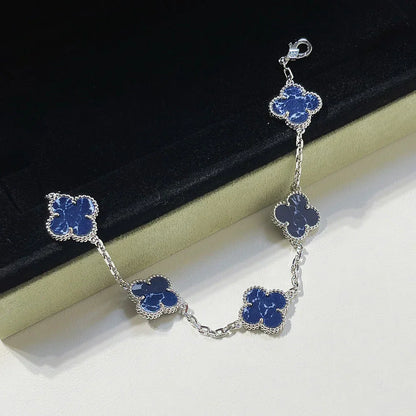 [Royal Top]CLOVER 5 MOTIF PIETERSITE BRACELET COLLECTION