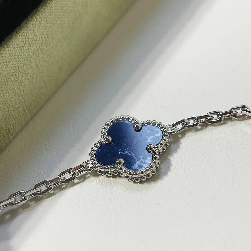 [Royal Top]CLOVER 5 MOTIF PIETERSITE BRACELET COLLECTION