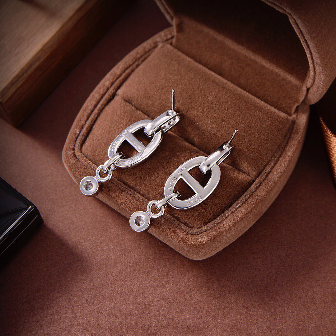 [Royal Top]HM CHAINE DIAMOND EARRINGS