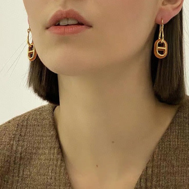 [Royal Top]HM O'MAILLON GOLD EARRINGS