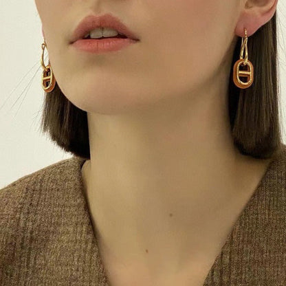 [Royal Top]HM O'MAILLON GOLD EARRINGS