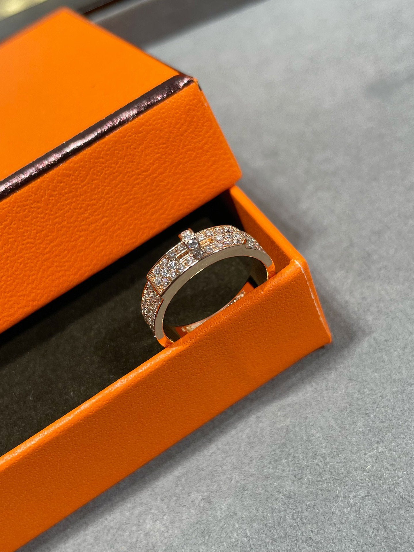 [Royal Top]KELLY PINK GOLD DIAMOND RING