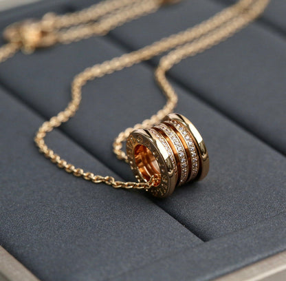 [Royal Top]ZERO 1 PINK GOLD DIAMOND NECKLACE