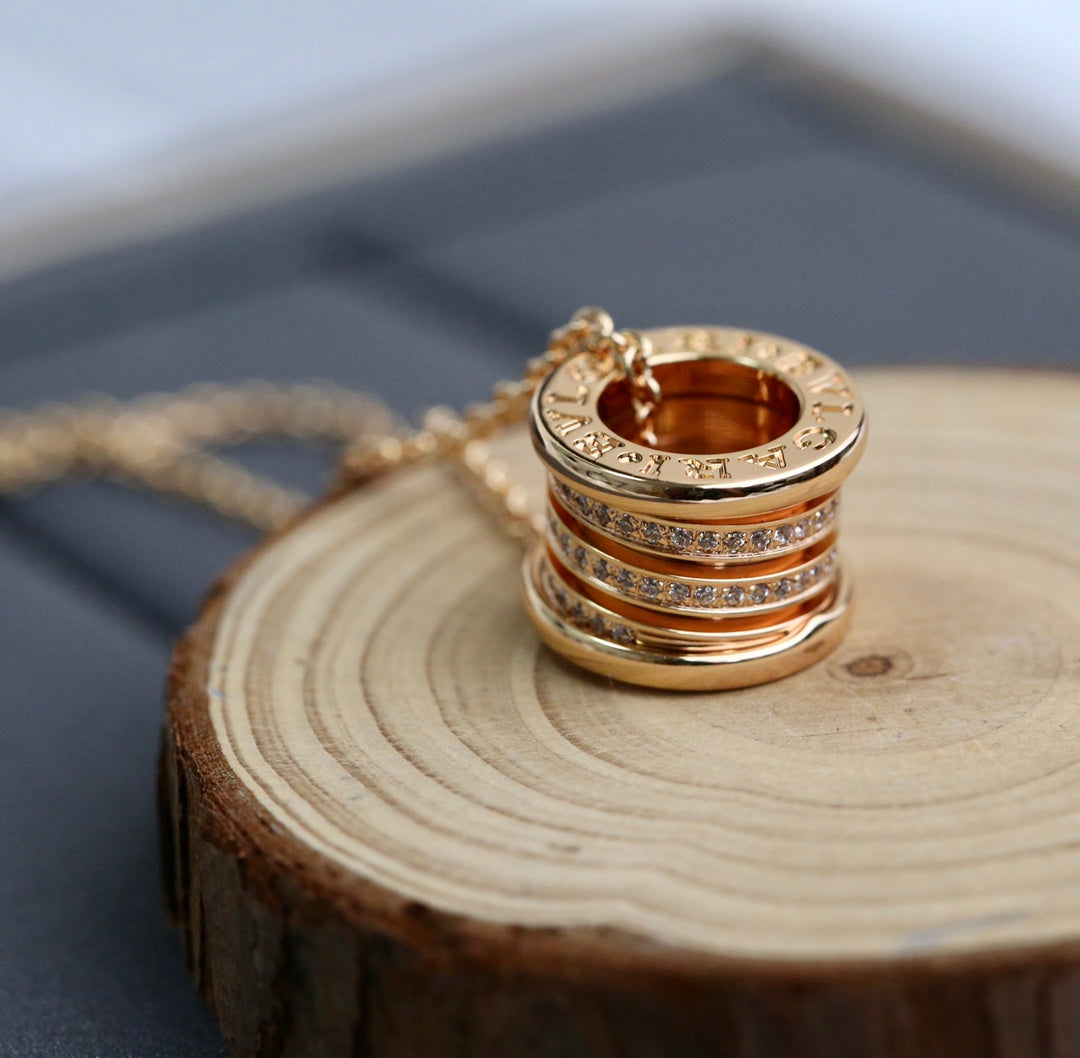 [Royal Top]ZERO 1 PINK GOLD DIAMOND NECKLACE